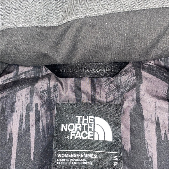 The North Face Gray Puffer Jacket with Fur Hood - Picture 8 of 14